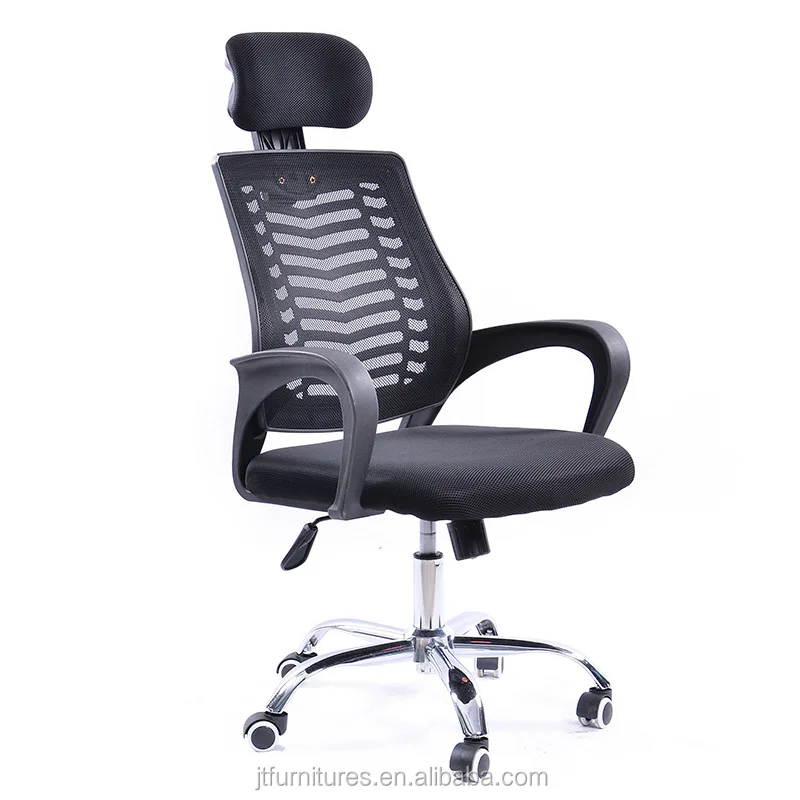 Head support plastic modern swivel high back mesh executive ergonomic office chair