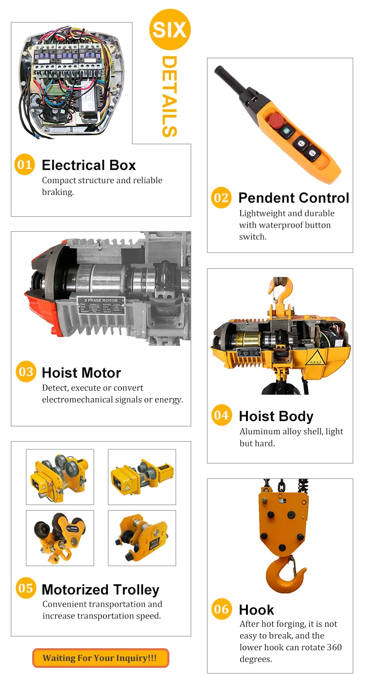 1 ton Customized Chain Hoist Manual