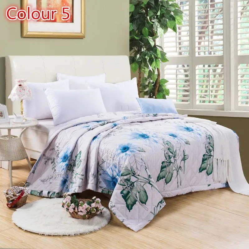 2016 fashion style plaid stripes summer comforter/quilts/blanket/king queen full twin size free shipping