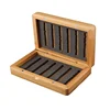 Portable Wooden Bamboo Fly Fishing Flies Tackle Storage Box