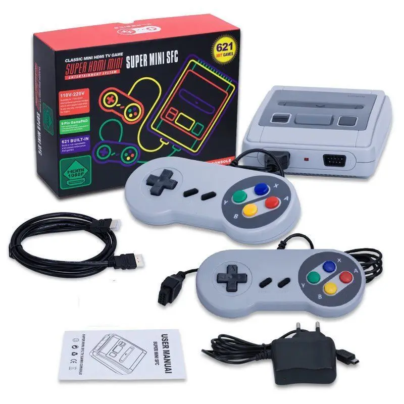 Beltroad cheap 8 bit console Super Mini Retro Classic Game Console Entertainmentbuilt-in 621 Games support HDMI output, Grey
Beltroad cheap 8 bit console Super Mini Retro Classic Game Console Entertainmentbuilt-in 621 Games support HDMI output, Grey
