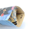 Eco-Friendly waterproof kraft paper bag for burger packaging cute promotional washed