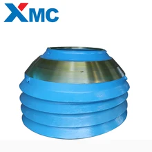 Durable aggregate crusher best wear resistance concave bowl liner for cone crusher parts