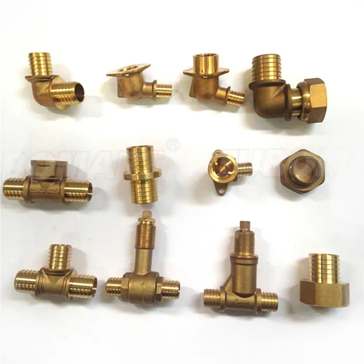 Spanish Style Cn602n 16mm Brass Tee Pipe Connector Miniature Tee