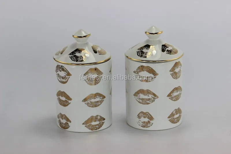 luxury ceramic scented candle gift set,aroma candle,soy wax