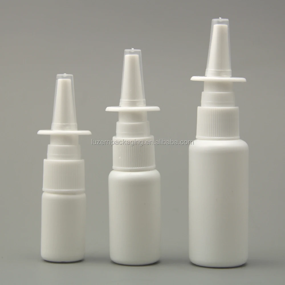 10 ml 20 ml 30 ml HDPE de plástico vacía botellas de Spray Nasal
