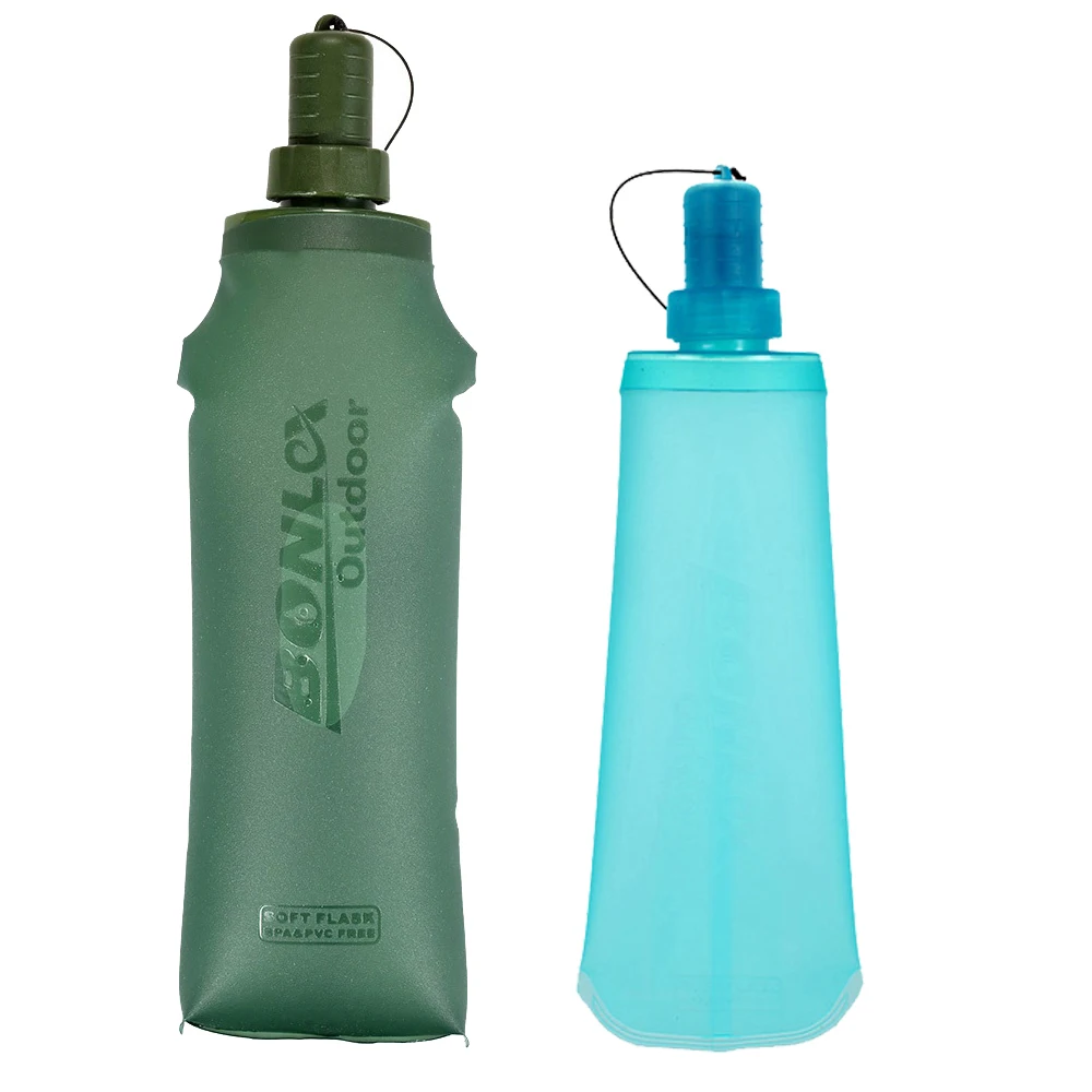500ml Small mouth TPU soft water bottle Flask folding flask camping equipment used in trekking hiking mountain climbing sports, Light blue;army green
500ml Small mouth TPU soft water bottle Flask folding flask camping equipment used in trekking hiking mountain climbing sports, Light blue;army green