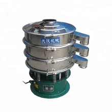 double deck stainless steel rotary vibrating screen classifier for modified starch sieving