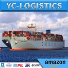 Shipping agent by sea freight rate deliver to amazon fba from Shenzhen China to USA Europe Canada