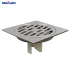 NIU YUAN Square floor drain, auto-close floor drain, concealed floor drain