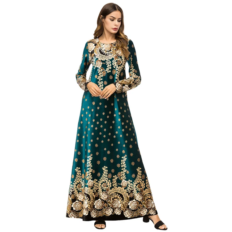 Free Shipping Customized Muslim Clothes Floral Print Islamic Clothing Long Sleeve Long Muslim Dress clothes
Free Shipping Customized Muslim Clothes Floral Print Islamic Clothing Long Sleeve Long Muslim Dress clothes