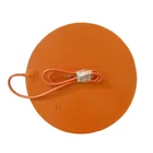 Round silicone heater / silicone heating pad / silicone heated bed with 3M adhesive