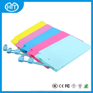 colorful power bank promotional gift for all smart phones