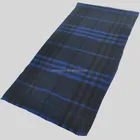 BLUE PHOENIX two sided 100 wool big shawl scarf with pocket