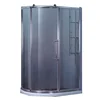 900*1200 sector shaped 1 person hot tub and shower enclosure with a luxury shelf