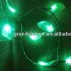 led waterproof green leaves 10m 100 led 220V holiday led string lights