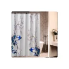 Shower Curtain Set Thickening Bathroom Shower Curtain, Mildewproof Waterproof Cloth Free Punching Shower Curtain /