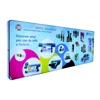 8ft best price LED lighting for high quality advertising pop up display banner stand