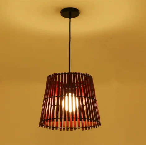 New Design Nature Color Round Style Bamboo Pendant Chandelier