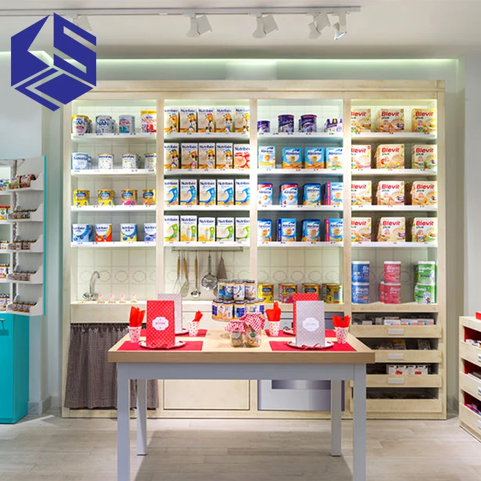 Good Quality Wooden Medicine Display Rack For Medical Store