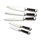 Classic stainless steel Kitchen knife set with Hollow ground blades
