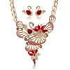 beautiful gold indian wedding jewelry sets jodha akbar artificial swan bridal jewelry set
