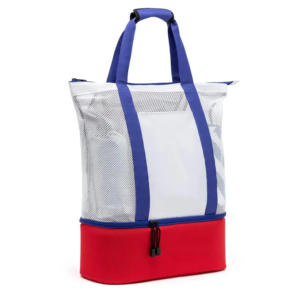 Custom Large Food Delivery With Mesh Pocket Waterproof Insulated Tote Lunch Picnic Cooler Bag
Custom Large Food Delivery With Mesh Pocket Waterproof Insulated Tote Lunch Picnic Cooler Bag
