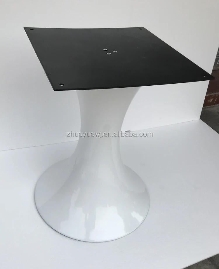 Furniture Accessories white round shape big metal Pedestal Tulip Table Leg Dining Table Bases for marble table top