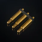 Single row SMT 2pin 3pin brass connector pin spring loaded pogopin connector