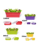SEDEX 4 Pillar Silicone Collapsible Bins Square Silicone Food Storage Box