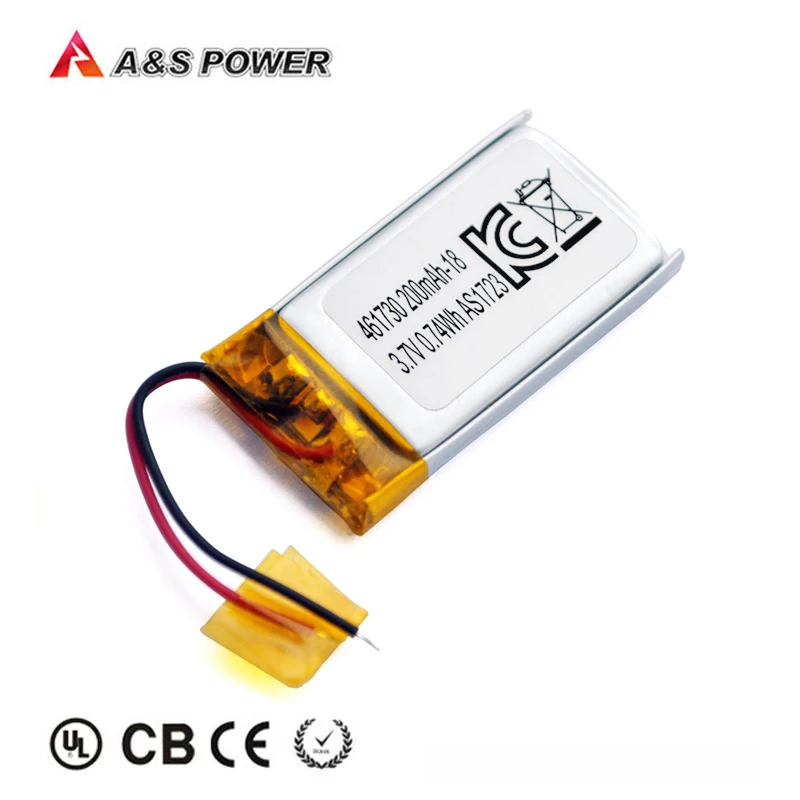 461730 3.7V 200mAh 1