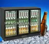 3 glass door bottle can fridge for beverage and beer , beer bottle refrigerator with 298L , beverage centre