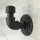 iron pipe vintage industrial shelving brackets