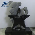 animal monuments tigger hold star headstone pet memorial