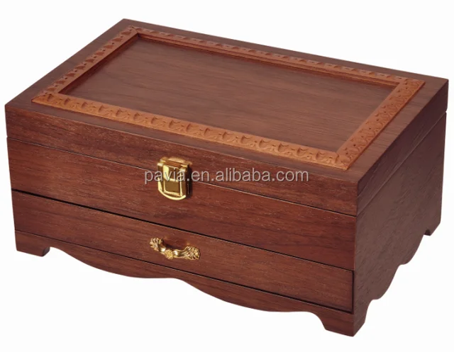2016 new item classical wooden gift box with matt finish