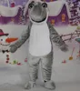 Through CE standard grey color custom shark party mascot costume