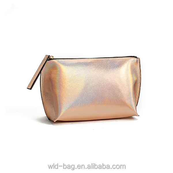 Hot Sale New Basics Cosmetic Bag with Glitter PU