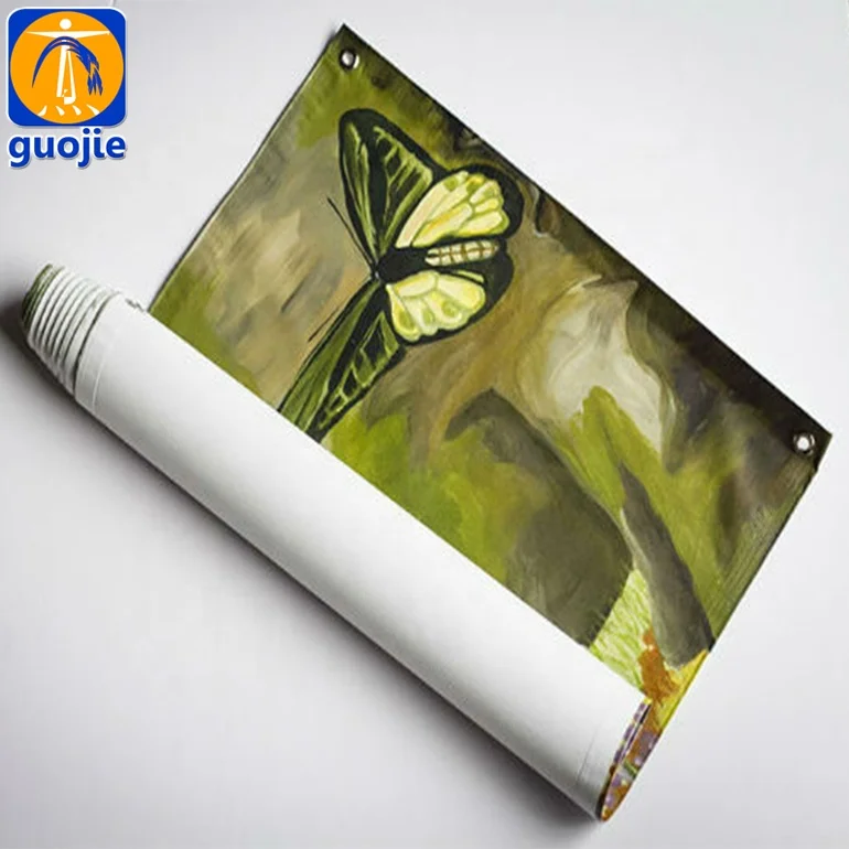 Custom Size Outdoor Wall Advertising Pvc Banner Flex Vinyl Banner