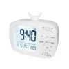 New white TV alarm clock voice evokes Chinese voice time LED digital table alarm clock counter clock