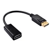 Display Port to HDMI Displayport to HDMI Adapter Cable(Male to Female) for DisplayPort Enabled Desktops and Laptops to HDMI