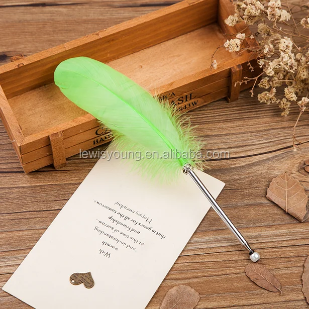 featured feather cute pen elegant promotional pens gift pen for