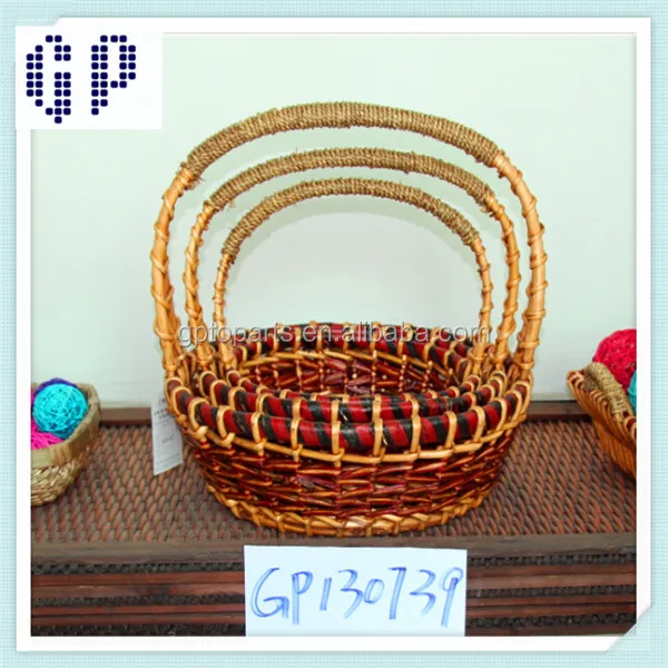 wicker stroage baskets