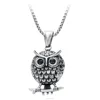 new products owl necklace best selling black metal necklace set on sales 2017