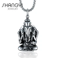 Nice Titanium Quality Bohemian Elephant Necklace