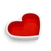 Valentine Heart Shape Reusable BPA Free Silicone Coconut Bowl