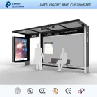 Smart Bus Shelter with LED Display & LCD Display