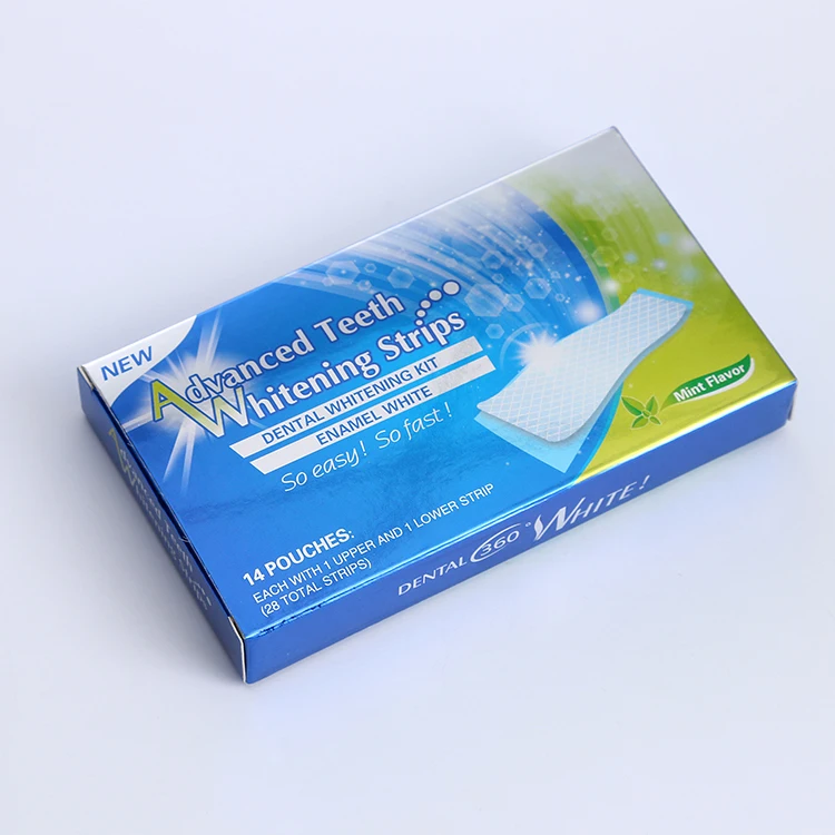 Private Package Advanced Mint Flavor Teeth Whitening Strips