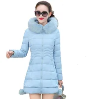 Winter clothing new fashion Korean version women's long slim cotton-padded jacket down coat
Winter clothing new fashion Korean version women's long slim cotton-padded jacket down coat