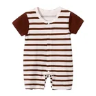 LTY1820 Smart Bear and Football clothes Infant Clothes Combed Cotton 0-3 Months New Born Baby Wholesale