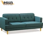 Resun simple l shaped furniture living room modern sofa set